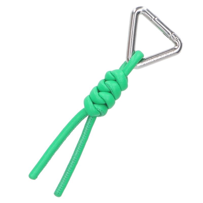 レザートライアングルキーリング メンズ