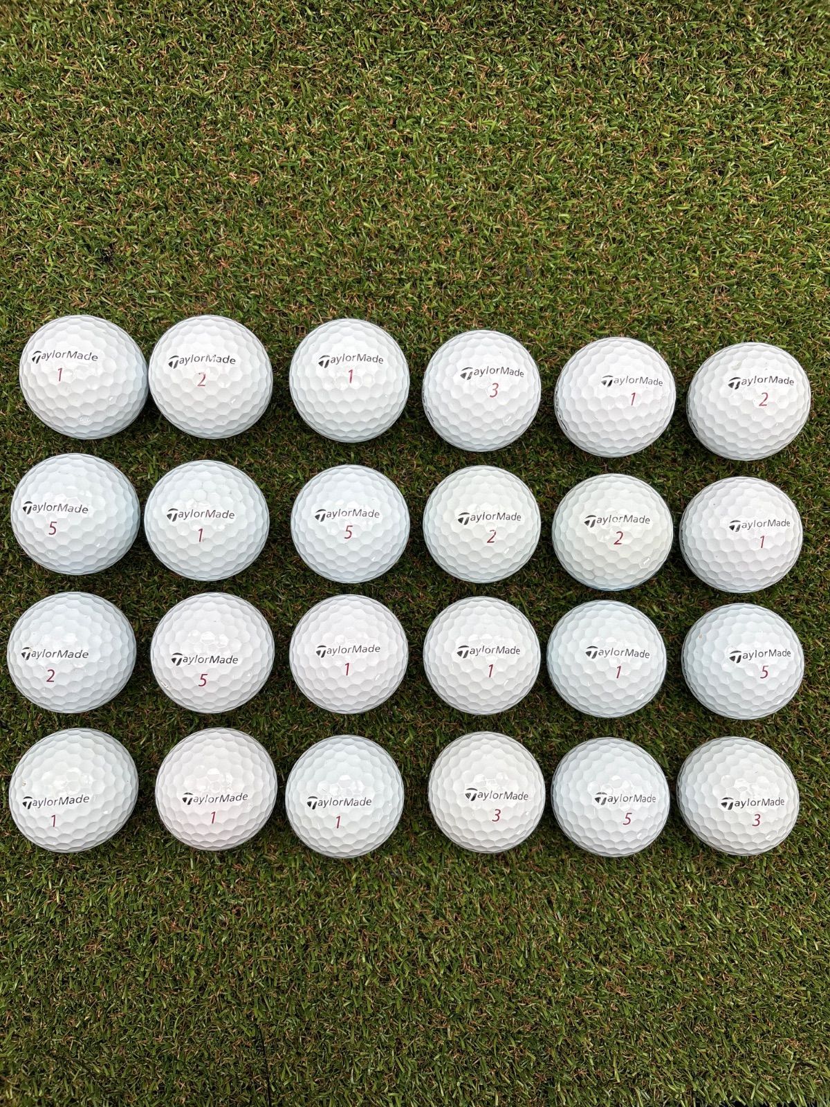 21）テーラーメイドtp5x ロストボール24個 S148】テーラーメイド TP5X