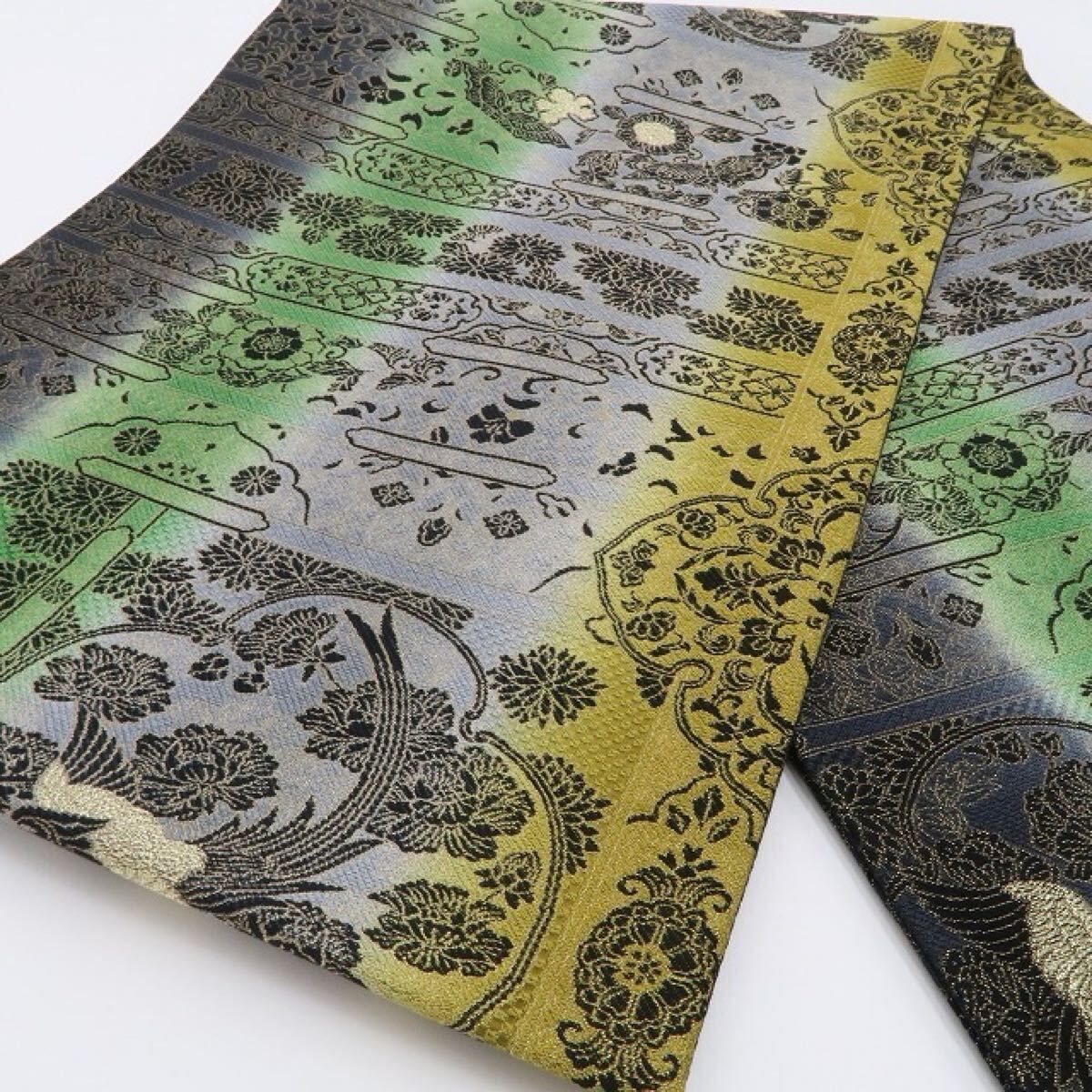 ❁tomihisa❁美品 前田仁仙 落款 更紗 着物“さぁ！仁仙更紗の世界へ