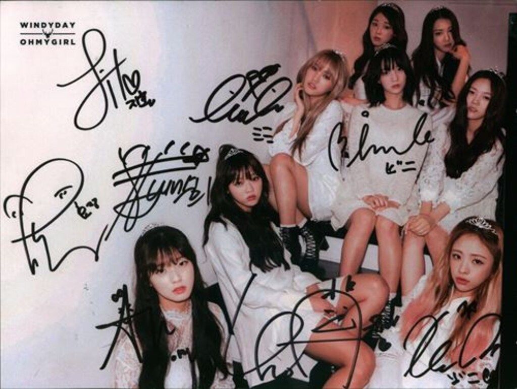 OH MY GIRL 16年Special Fanmeeting 全メンバー直筆サイン入り