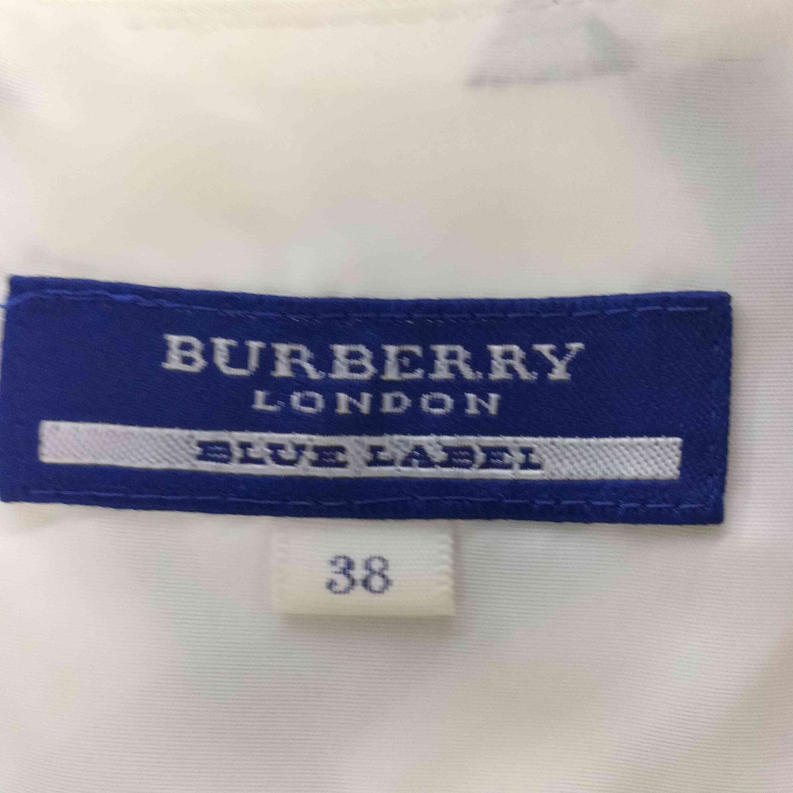 バーバリーブルーレーベル BURBERRY BLUE LABEL 白ノバチェック