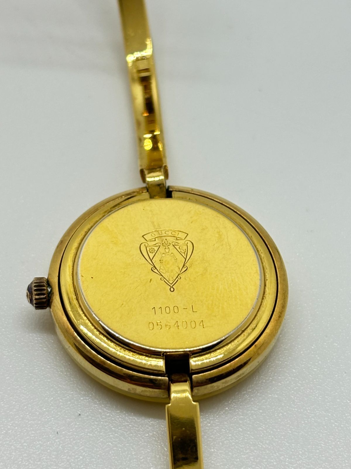 GUCCI グッチ 1100L チェンジベゼル 腕時計 ゴールド