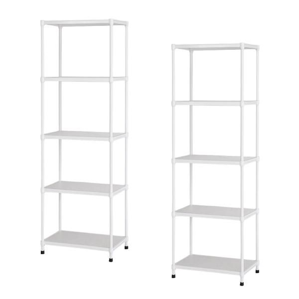 2営業日で発送 エイ アイ エス AIS エキスパンドラック5段×2個セット EPR-6018WH×2pcs WH