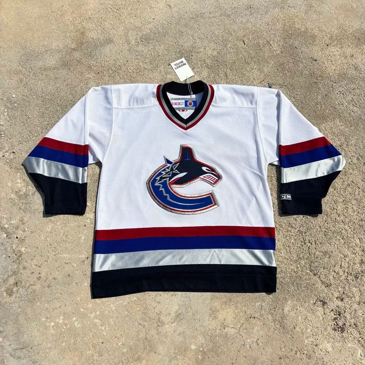 CCM - 【美品、ビンテージ】アイスホッケー/NHLバンクーバーカナックスCCMジャージ CCM NHL バンクーバー カナックス ヴィンテージ ホッケー