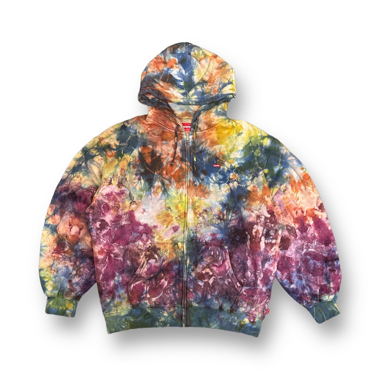 未使用 Supreme 24SS Overdyed Small Box Zip Up Hooded Sweatshirt