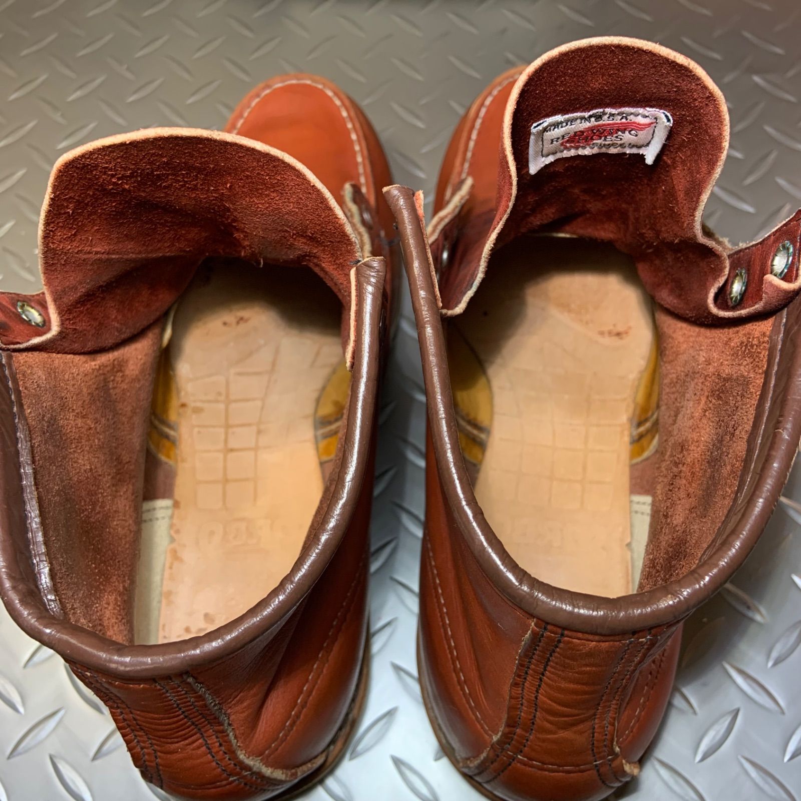 【美品】REDWING 8875 モックトゥワークブーツ アメリカ製 RED WING SHOES 返品送料無料 レッドウィング クラシック ワーク