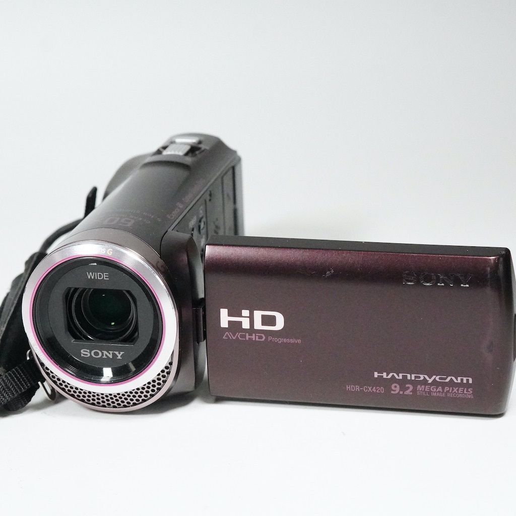 カメラ SONY ソニー HDR-CX420 ブラウン 動作OK 返金保証 /1990