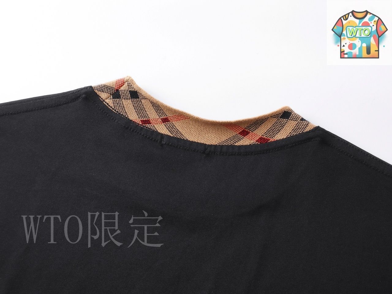 今日特価】Burberry Check Collar T ショートスリーブ-3 - メルカリ
