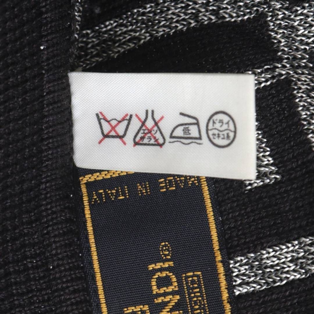 FENDI ニット　ポロシャツ　ズッカ柄 フェンディ FENDI ズッカ柄 ポロシャツ ブラウン コットン