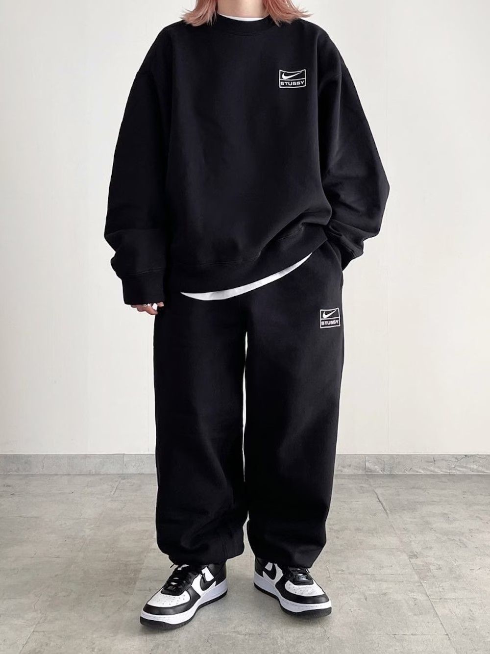stussy×NIKE スウェット上下セット