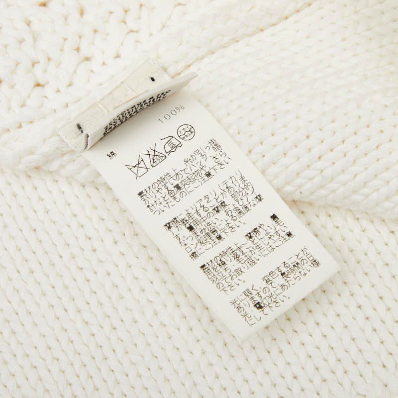  エルメス ニットキャミソール サイズ 38 ホワイト コットン レディース HERMES 1-0227866 その他 トップス