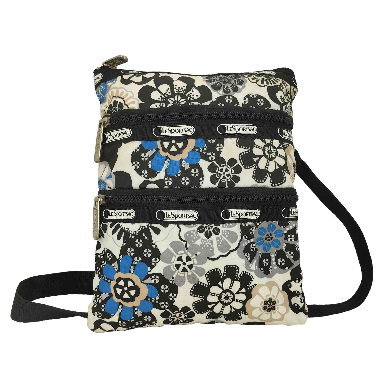 国内完売の色●LeSportsac●3ZIP CROSSBODYジョイフルフラワー 国内完売の色○LeSportsac○3ZIP CROSSBODYジョイフルフラワー