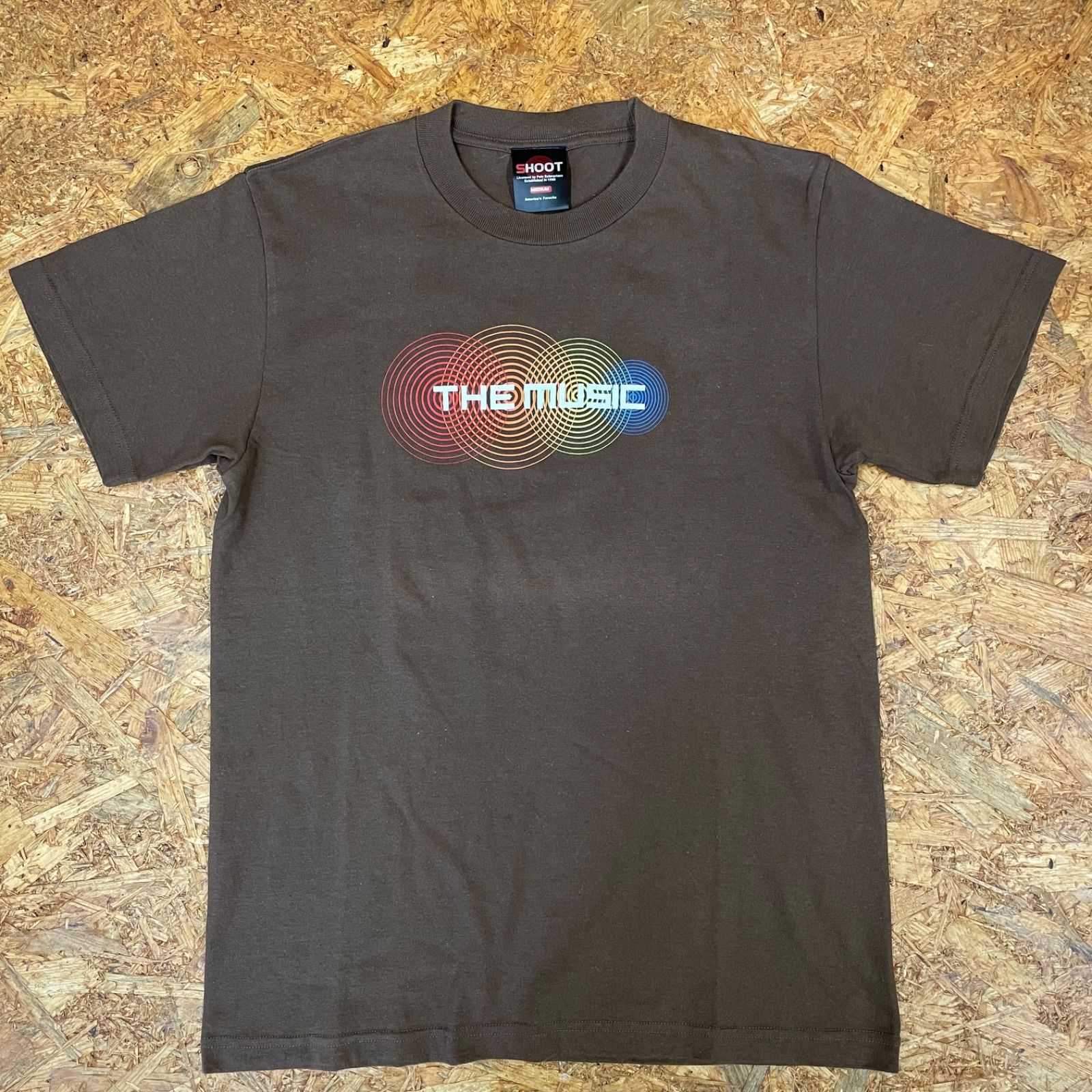 SHOOT製 THE MUSIC プリントTシャツ M シュート 半袖 ショートスリーブ 