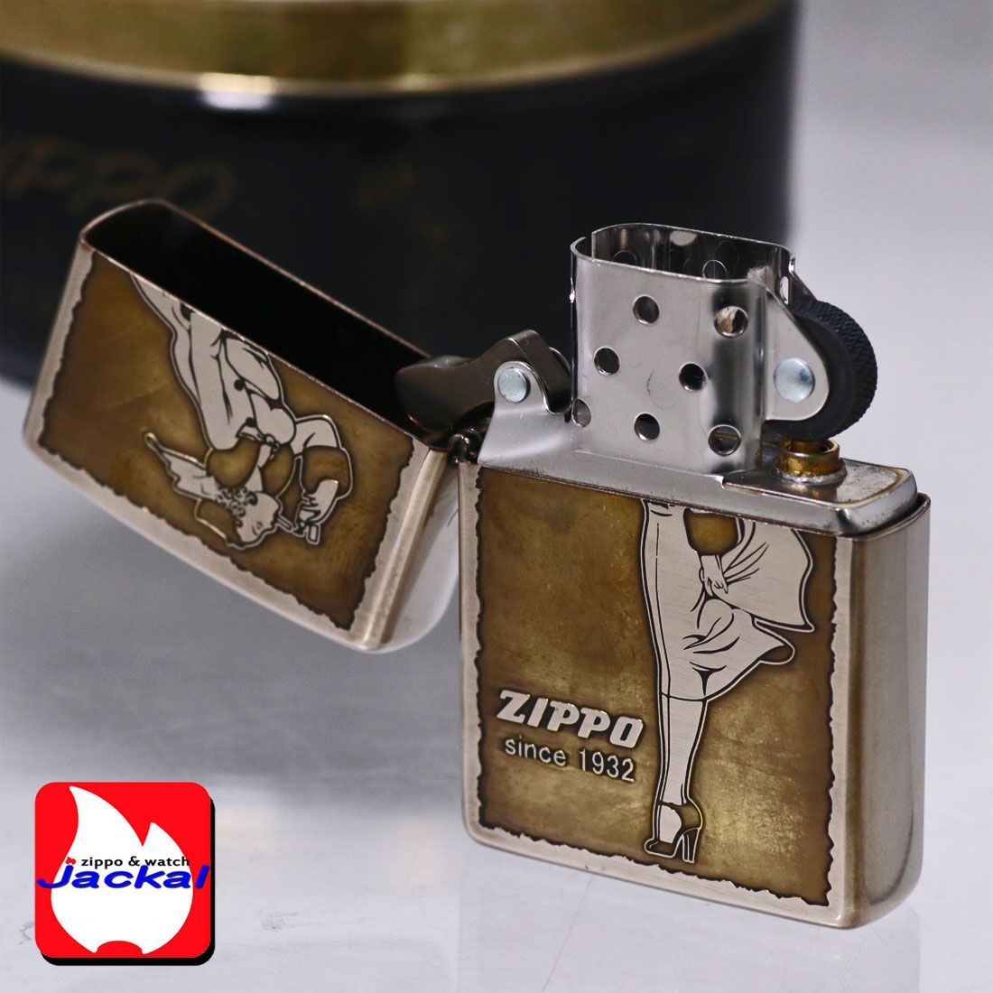 ZIPPO ジッポー ウィンディ広告デザイン Windy ウィンドプルーフ
