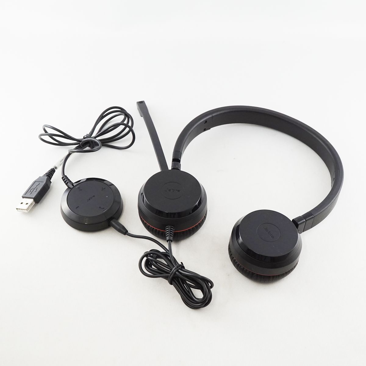 Jabra EVOLVE 30 II MS ステレオ ヘッドセット USED美品 HSC060 ENC060