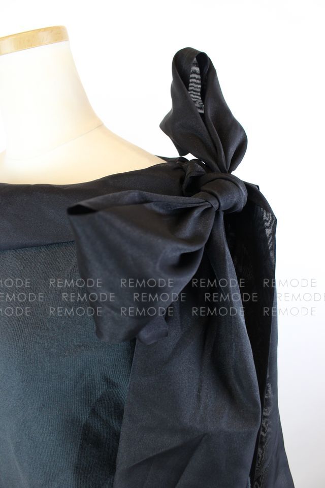 polaura｜ボリュームリボンワンショルダーニット - メルカリ