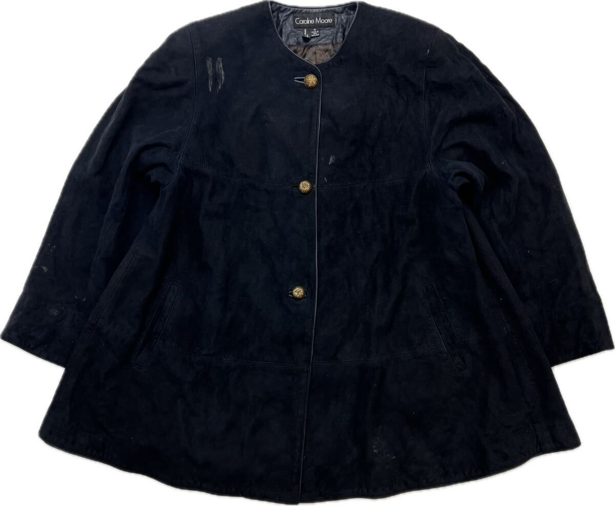 Caroline Moore ☆ キャロライン ムーア ラムスキン 羊革 ジャケット