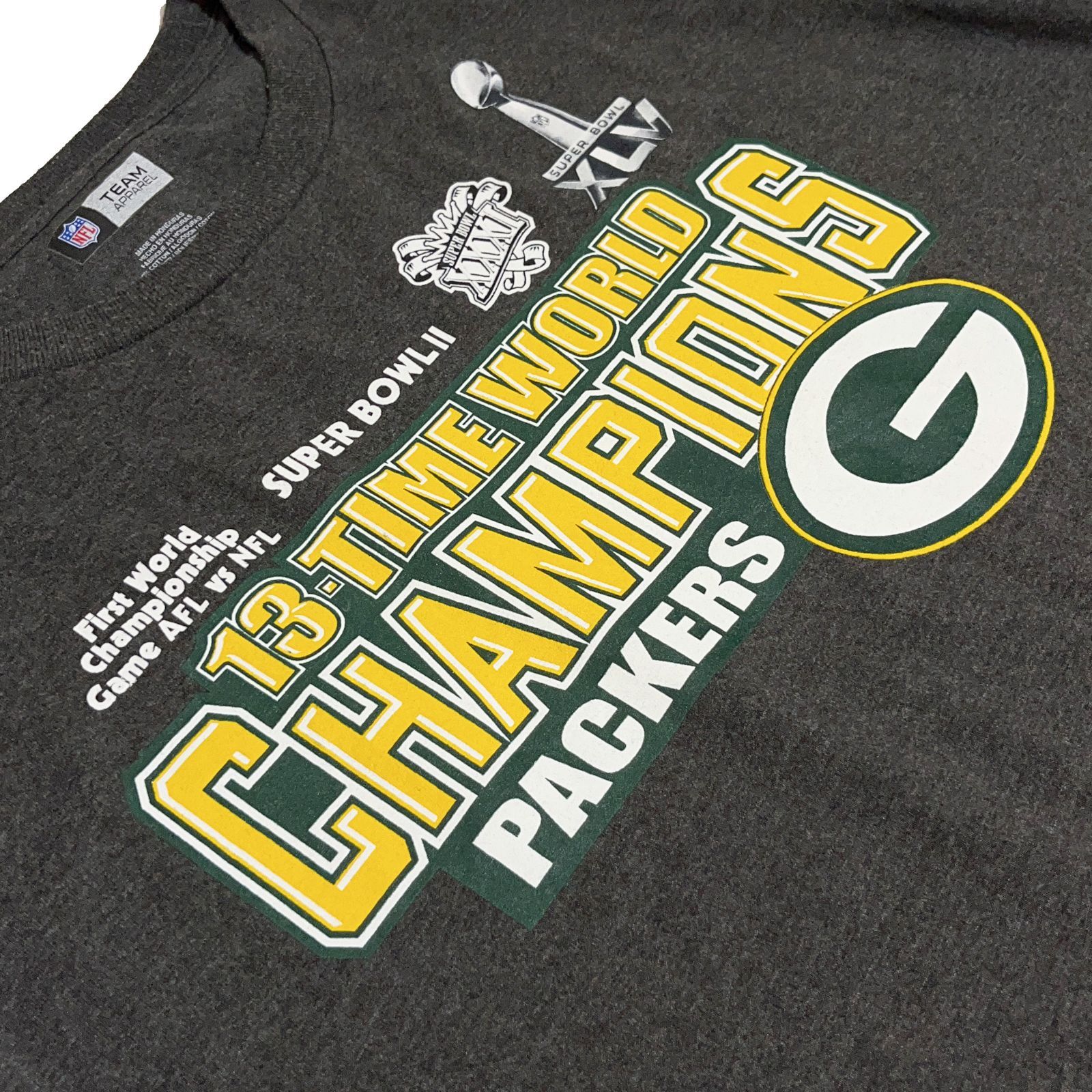 メンズ3XL チーム系 NFL VS AFL 13 TIME WORLD CHAMPIONS GREEN BAY