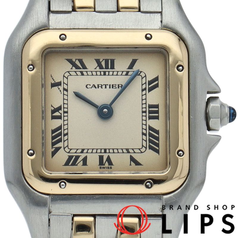 カルティエ パンテールSM ウォッチ コンビ 2ロウ 84083242 箱 保証書  