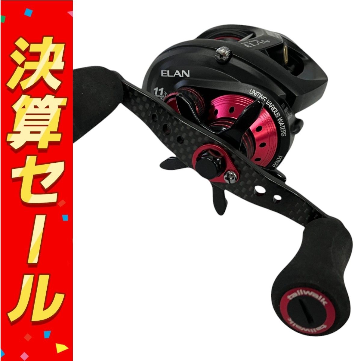 Tailwalk テイルウォーク ELAN WIDE POWER PLUS 71R ベイトリール フィッシング 釣具 M10082965