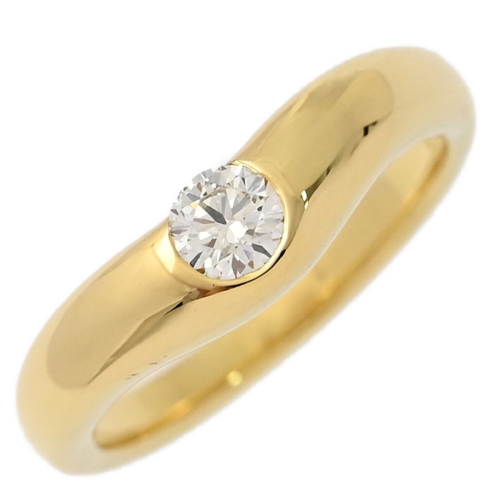 ティファニー エルサ ペレッティ カーブドバンドリング K18PG/ダイヤ