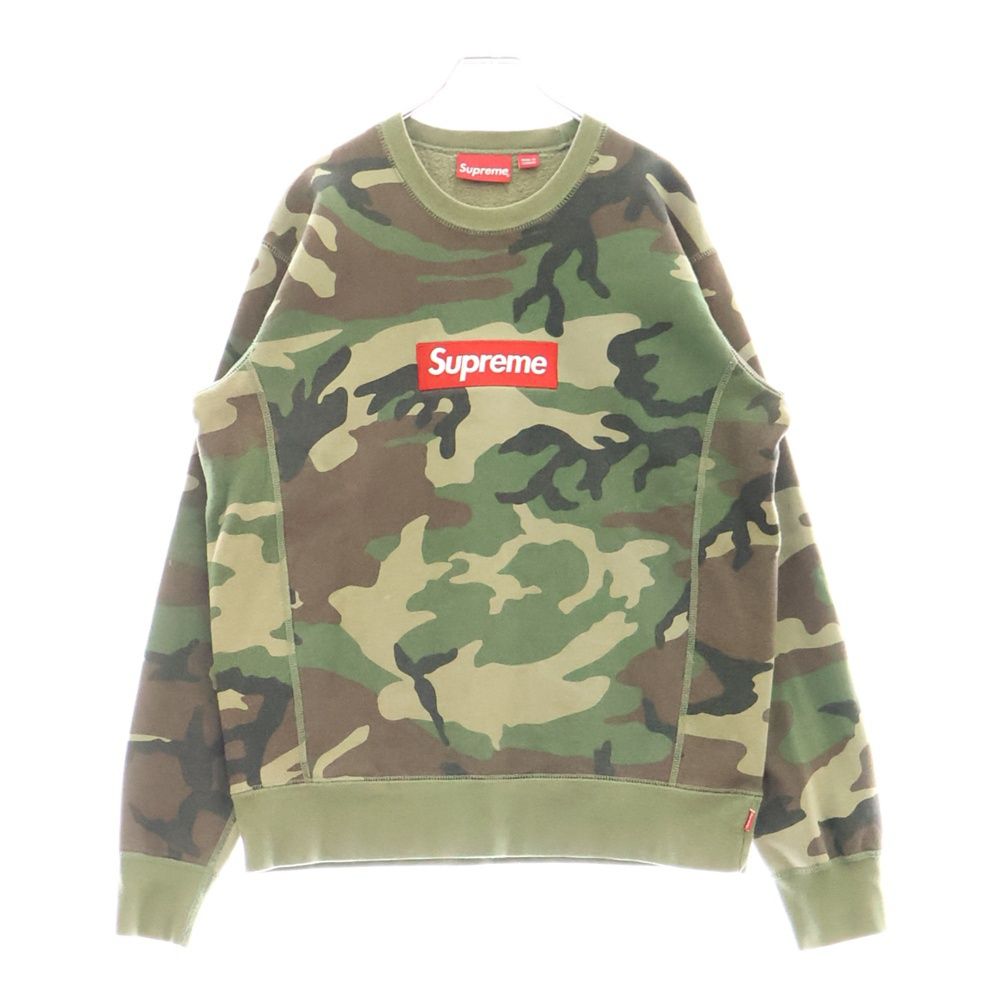 SUPREME (シュプリーム) 15AW Box Logo Crewneck ボックスロゴ カモ総 