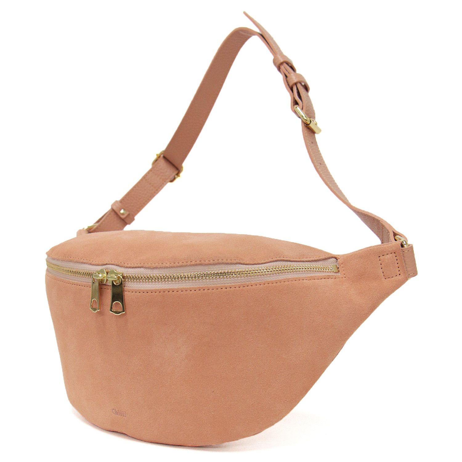 chiiibag♡Suede Waist Bag (pink)チーバッグ