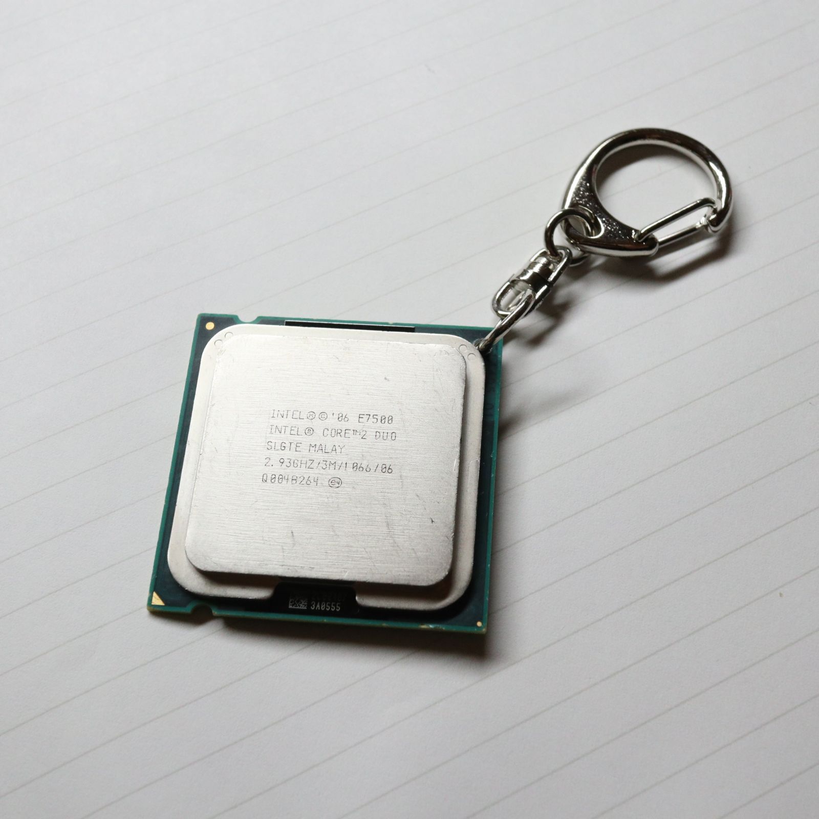 CPU ストラップ Intel CORE2DUO E7500 キーホルダー 4 - メルカリ