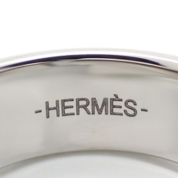 HERMES カルーゼル リング T58 ブルー･ドゥ･フランス 青 クルー・ド・セル 指輪 馬の横顔 新品同様 美品 エルメス ◆送料込◆質屋-9848