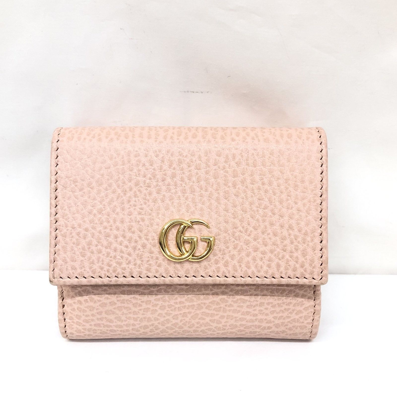 GUCCI グッチ 三つ折り財布 524672 プチマーモント - USED MARKET