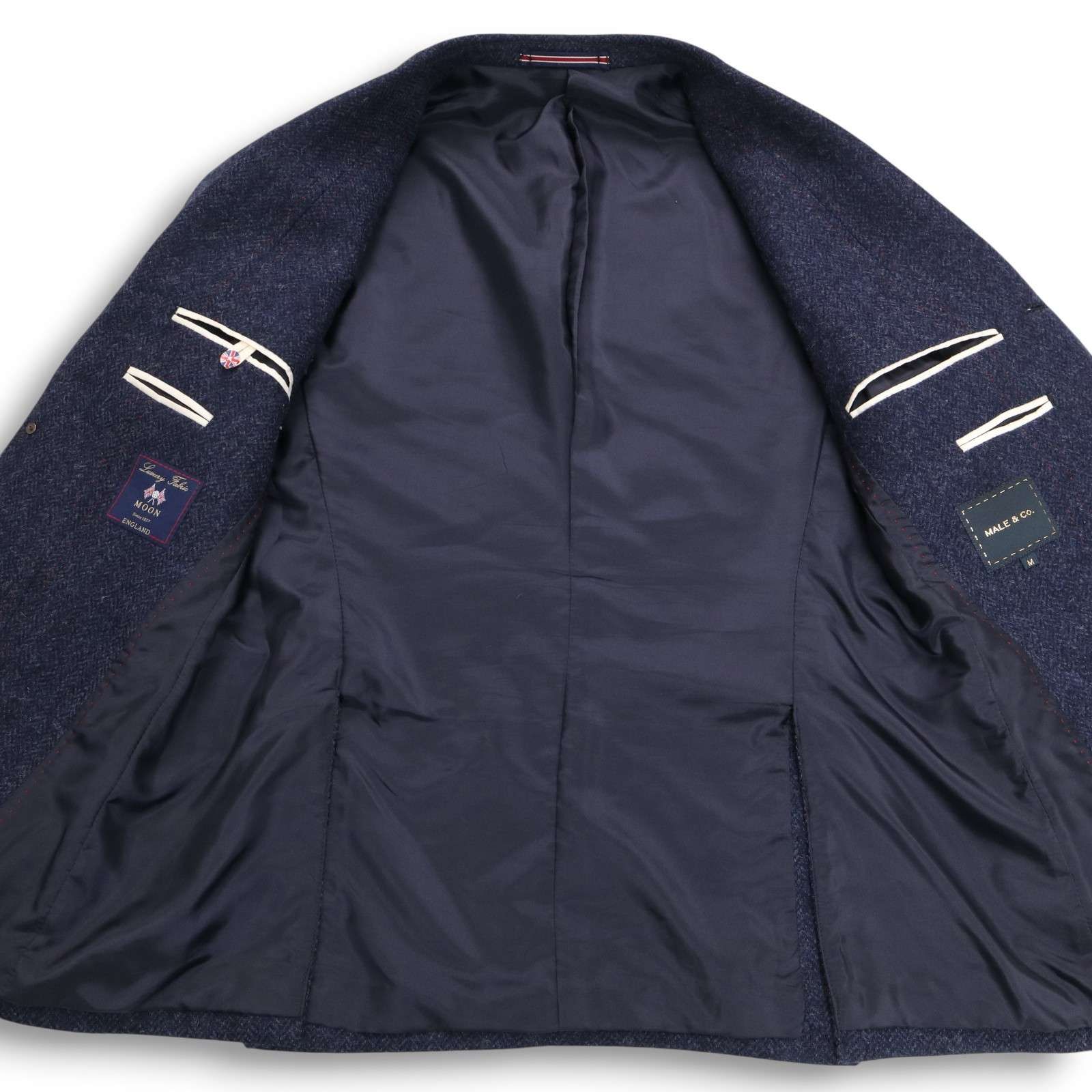 MALE&Co. タカキュー 秋冬 英国 MOON生地☆ ヘリンボーン ウール 
