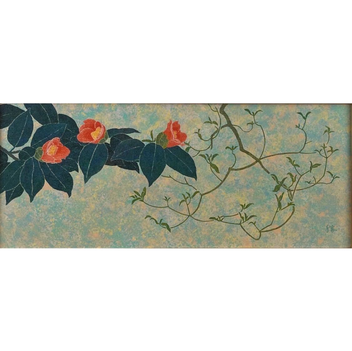 勝田幸男 椿 粒画 共シール 異色作家 京都府出身 USTAUSTRALIA_COM_AU