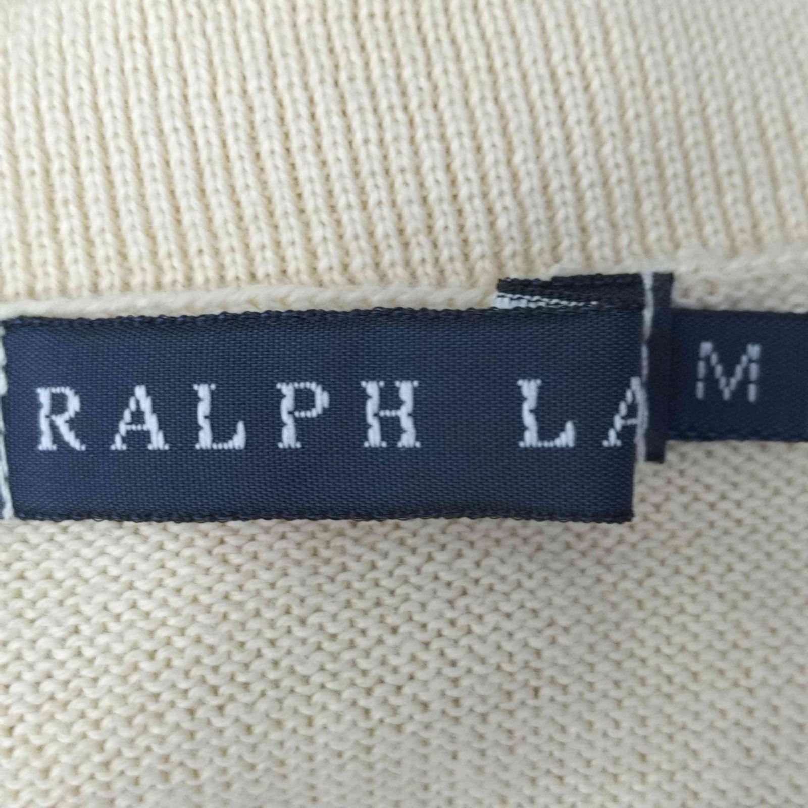 ラルフローレン RALPH LAUREN コットン ニット カーディガン  レディース import：M 