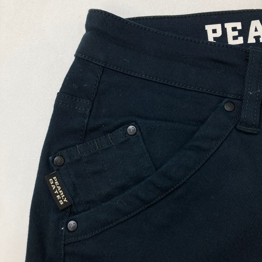 ひじき様　ゴルフ　パーリーゲイツ　パンツ　紺　1 PEARLY GATES パーリーゲイツ パンツ ハート柄 ブラック系 4