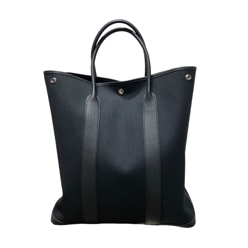 エルメス HERMES ガーデンファイルMM Y刻 ブラック/SV金具 ネゴンダ  