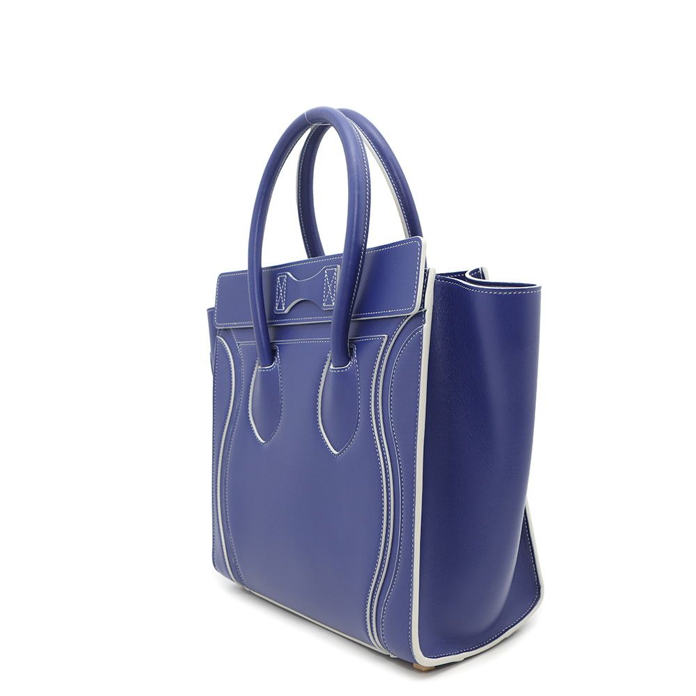CELINE ハンドバッグ ラゲージ ミニショッパー ブルー マルチカラー 楽天市場】セリーヌ ラゲージ マイクロショッパー ハンドバッグ