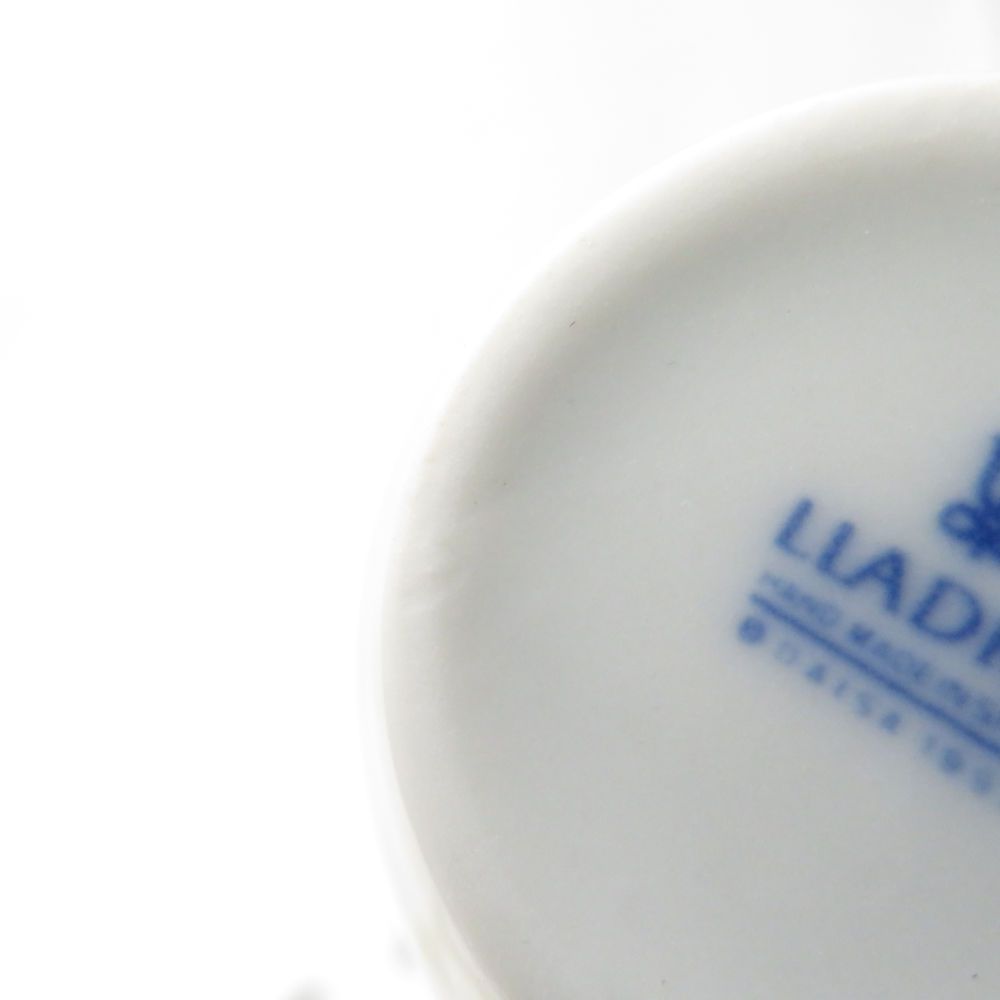 美品 LLADRO リヤドロ アヒル デミタスカップ＆ソーサー あひる 鳥  