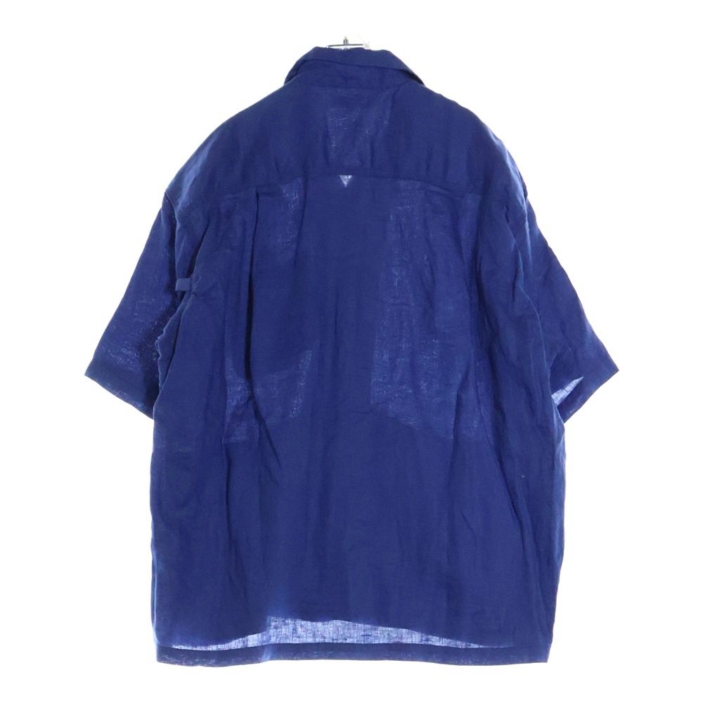 CAHLUMN (カウラム) Linen Open Collar Shirt リネン オープンカラー