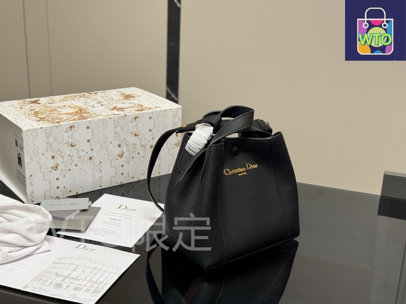 美品・ヴィンテージ【DIOR】OBLIQUE バケツバッグ 今日特価】Dior Signature Bucket Bag × ～21×20cm シグネチュア