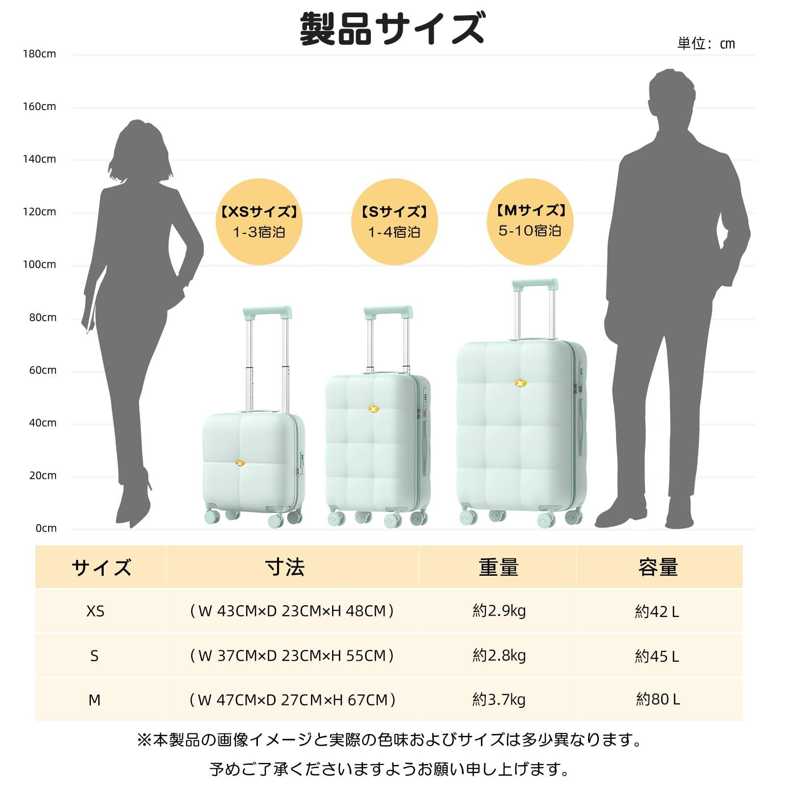 出張 ビジネス 旅行 ファスナータイプ グリーン TSAロック ダブルキャスター 静音 耐衝撃 Ｍサイズ フック機能 超軽量 suitcase キャリーバッグ 80 L 5 10泊向き 機内持ち込み スーツケース キャリーケース MGOB
