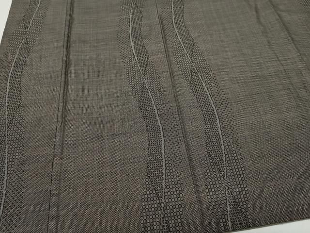 平和屋着物○本場大島紬 9マルキ 泥染め 吉祥霞文 高山好和