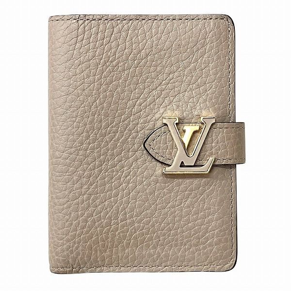 ルイヴィトン Louis Vuitton トリヨン LVヴェルティカルウォレットコンパクト M82198 2つ折り財布 レディース