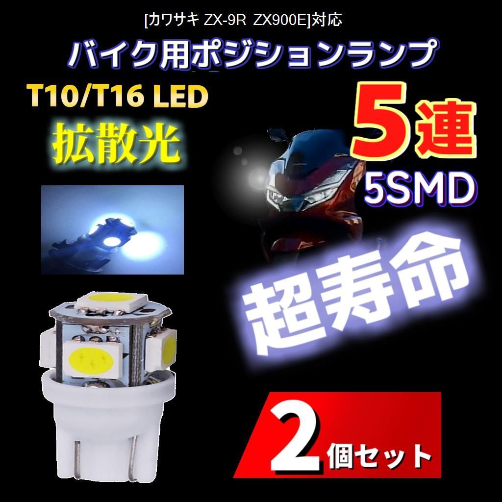 こて LED カワサキ ZX900B ZX-9R ポジション ランプ レンズ カウル ZX 9R