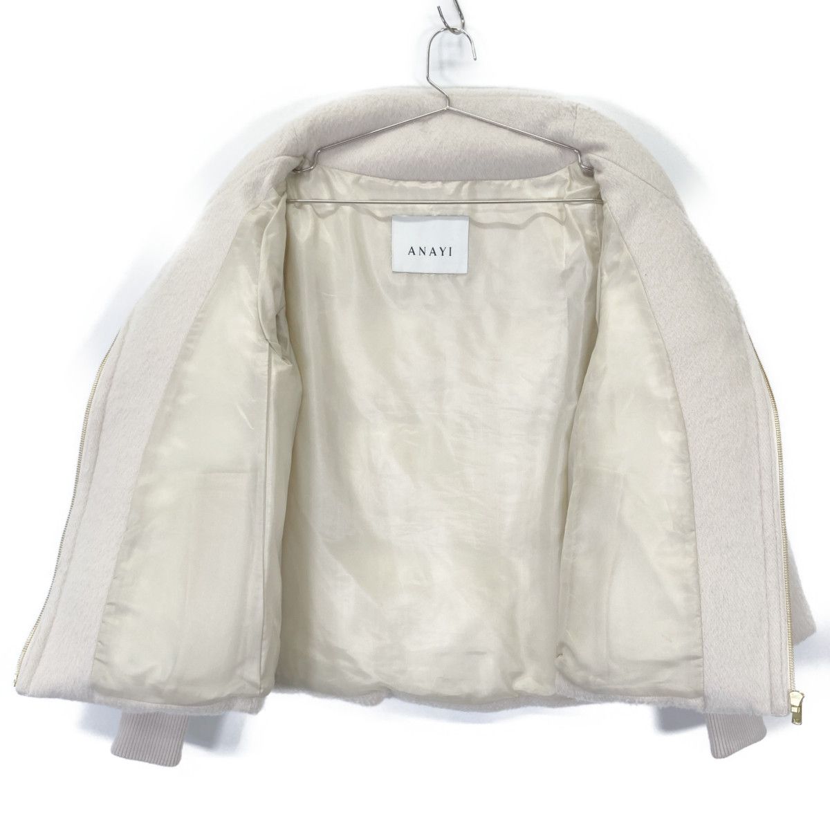 【ANAYI 】　アルパカシャギーダウンコート ANAYI（アナイ）の「アルパカシャギーダウンコート（ダウンジャケット