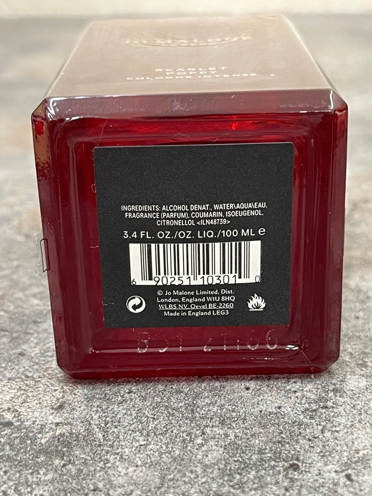 ジョーマローン スカーレット ポピー コロン インテンス 100ml Scarlet