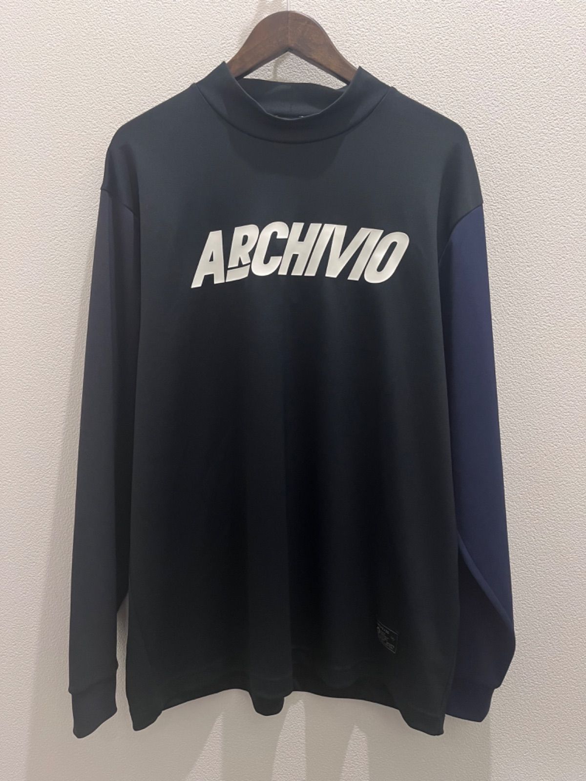 アルチビオ　プルオーバー　長袖シャツ archivio アルチビオ メンズ 長袖ハイネックプルオーバー 吸水速