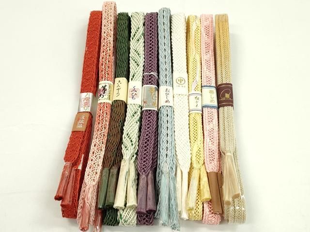 平和屋本店 夏物 和装小物 帯締め10本セット CXAA0362s5