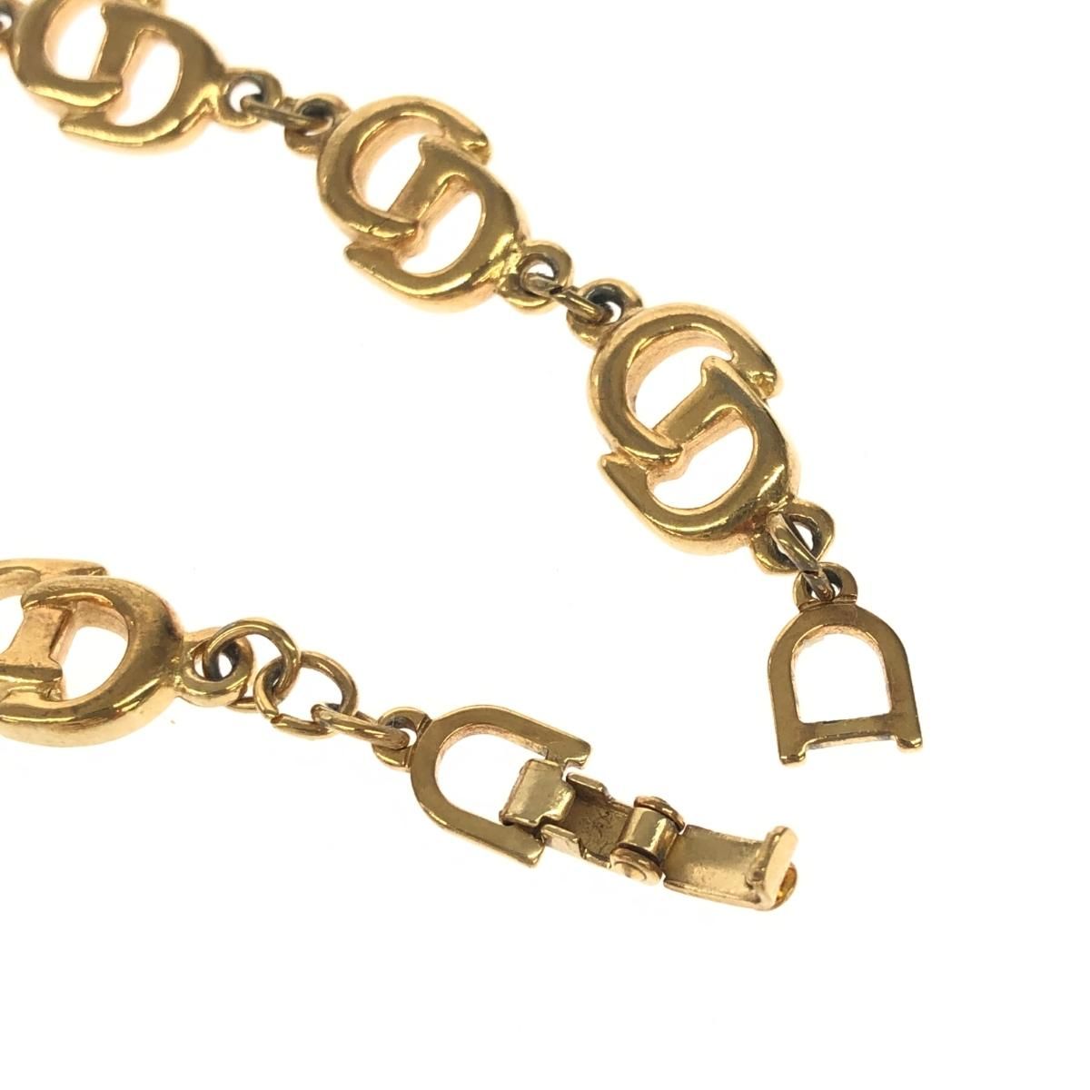 Christian Dior ヴィンテージブレスレット　ゴールド CDロゴチェーンブレスレット ゴールド ヴィンテージ|ディオール