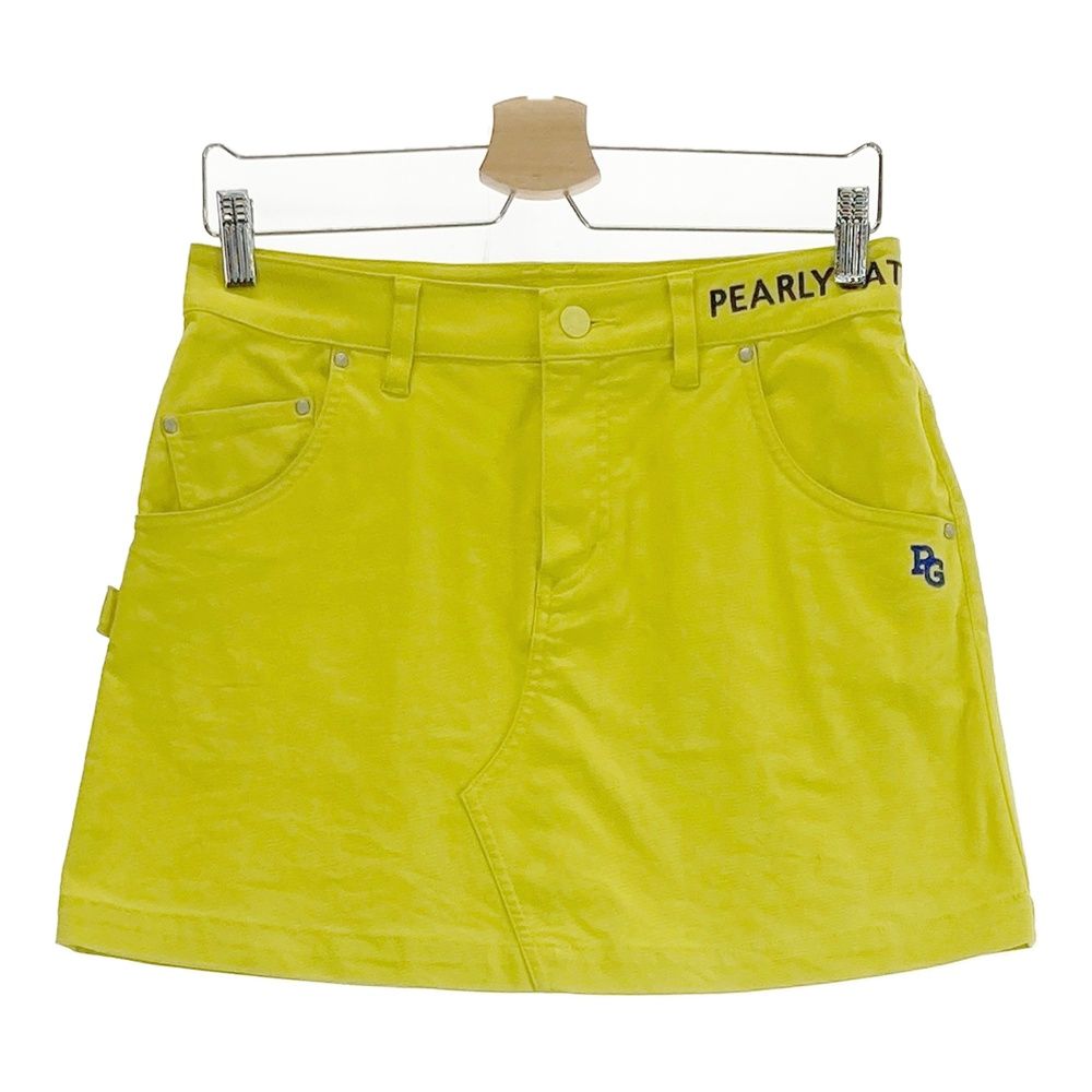 パーリーゲイツ スカート イエロー サイズ1 サイズ：1 PEARLY GATES パーリーゲイツ ストレッチスカート