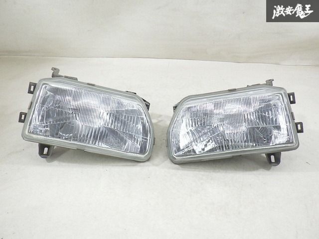 【状態良好!!】 ホンダ 純正 GA1 シティ ハロゲン ヘッドライト ヘッドランプ 左右セット ガラスレンズ STANLEY 001-4583 棚19-2